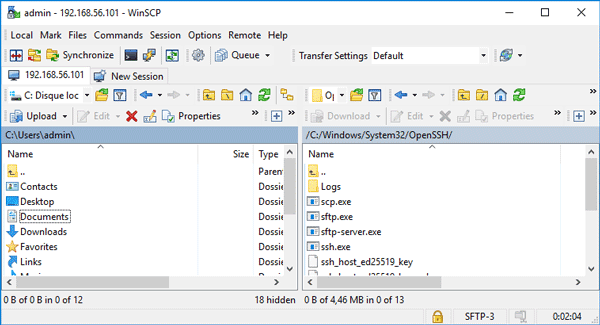 win10-ssh-connexion-sftp