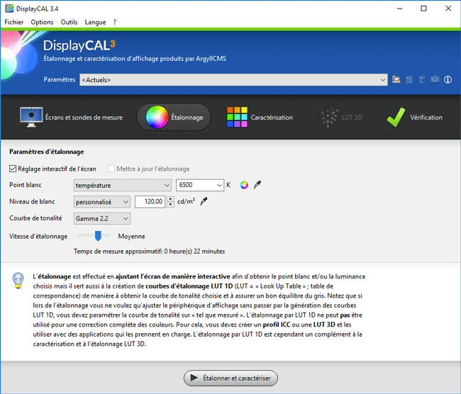 displaycal_etalonnage